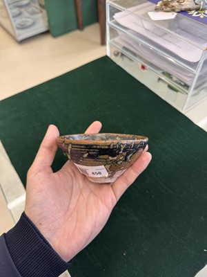 Lot 458 - A Chinese Jizhou 'tortoiseshell' bowl, Song dynasty bowl