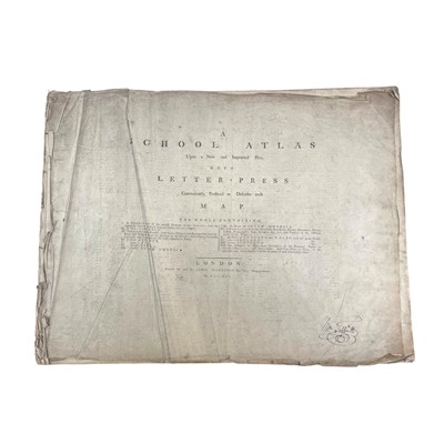 Lot 71 - Harrison (John) A School Atlas Upon a New and Improved Plan, 1791
