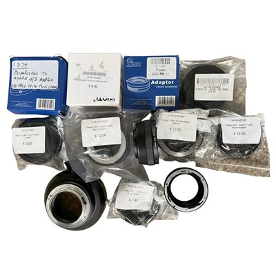 Lot 134 - Pentax 67 to PK. Pentax PK M42 & Other Lens Mount Adapters.