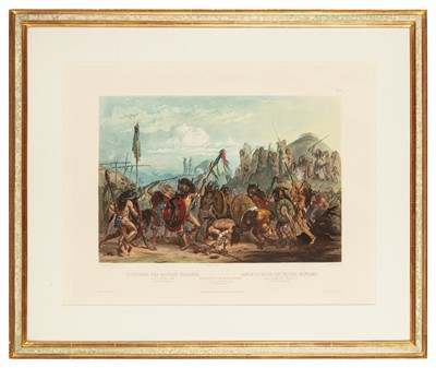 Lot 123 - Bodmer (Karl) after, Eight plates from Bodmer's America, Alecto, including map
