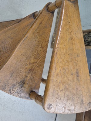 Lot 48 - A set of Victorian oak library steps