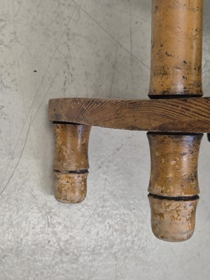 Lot 48 - A set of Victorian oak library steps