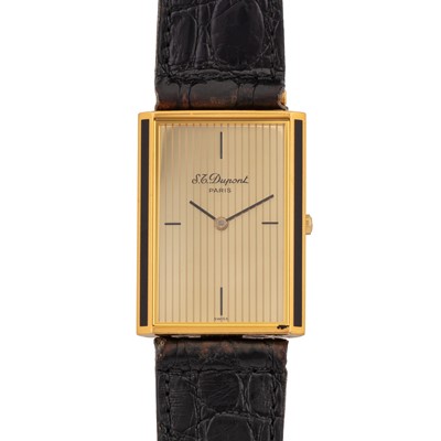 Lot 76 - S.T. Dupont 'Laque de Chine - Tank' Wristwatch