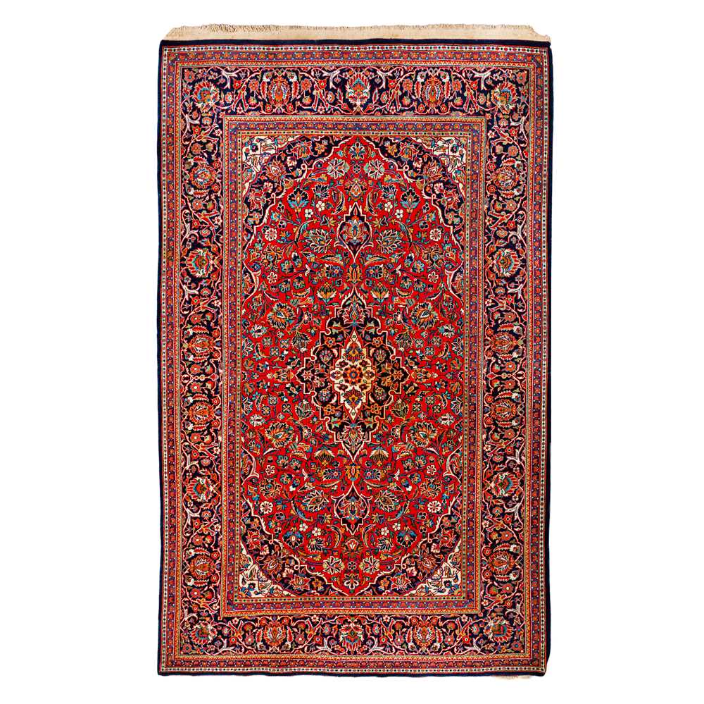 Lot 53 - A fine Kashan rug, central Persia