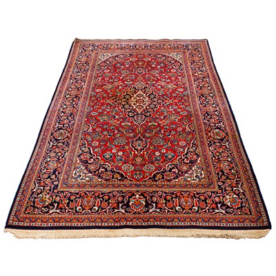 Lot 53 - A fine Kashan rug, central Persia