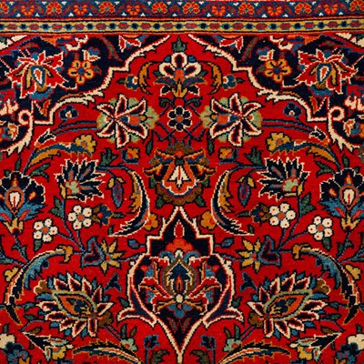 Lot 53 - A fine Kashan rug, central Persia
