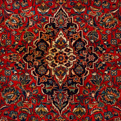 Lot 53 - A fine Kashan rug, central Persia