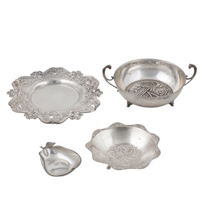 Lot 488 - A mixed group of late 20th century Greek and Portuguese silver