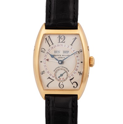 Lot 2 - Franck Muller Cintrée Curvex 'Master Calendar' Dress Watch
