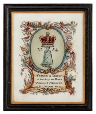 Lot 45 - Fribourg & Treyer, hand-painted porcelain plaque