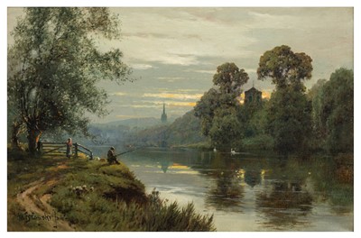 Lot 218 - Alfred Fontville II De Breanski (British, 1877-1957)