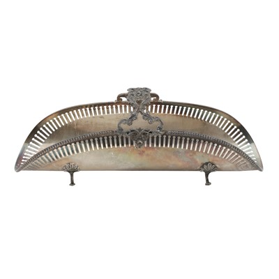 Lot 416 - A mid-20th century Italian 800 standard silver basket