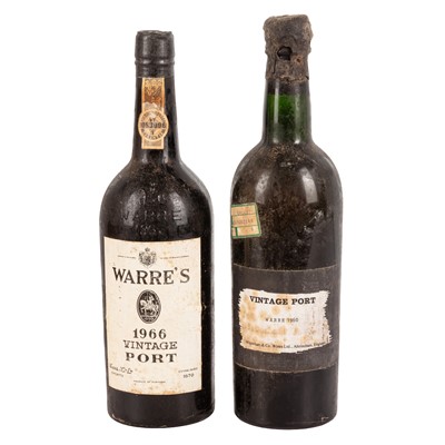 Lot 267 - A pair of Warres port - 2 bottles