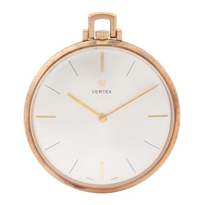 Lot 112 - Vertex Open-Faced Pocket Watch