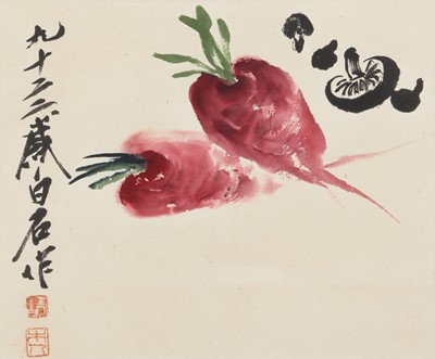 Lot 396 - Style of Qi Baishi 齊白石 (Chinese, 1864-1957)