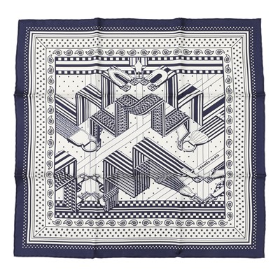 Lot 6 - Hermes 'Sangles en Zigzag' Bandana 55
