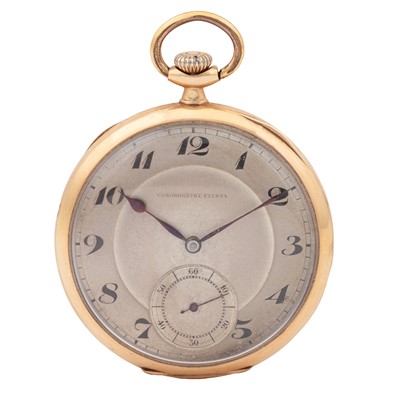 Lot 113 - Eterna Chronometre Pocket Watch