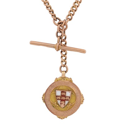 Lot 167 - An Albert fob chain, circa 1920