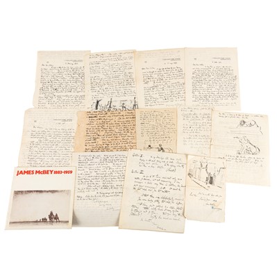 Lot 227 - McBey (James) Collection of letters