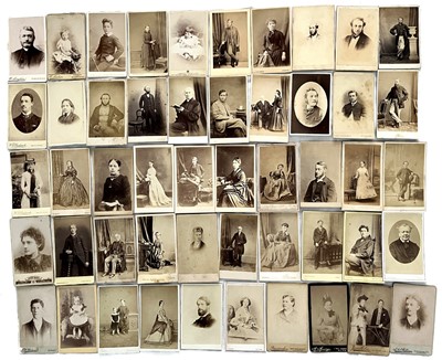 Lot 156 - Approx 500 Victorian Cartes de Visites.
