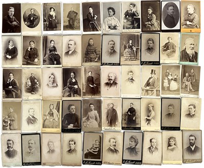 Lot 155 - Approx 500 Victorian Cartes de Visites, Group #4