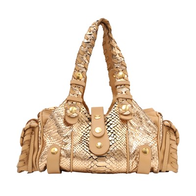 Lot 132 - λ Chloe Beige Python Silverado Shoulder Bag