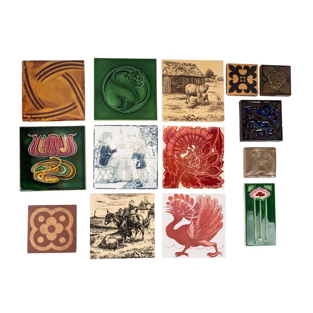 Lot 5 - Various makers including Maw and Co., Mintons, Minton Hollins etc.