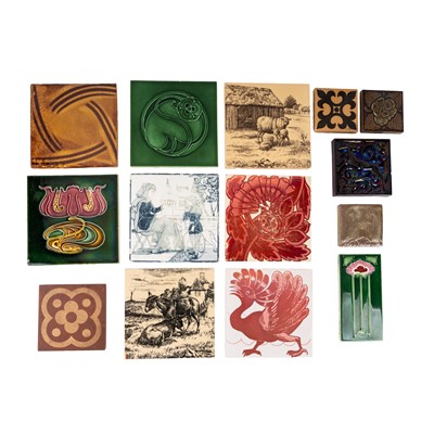 Lot 5 - Various makers including Maw and Co., Mintons, Minton Hollins etc.