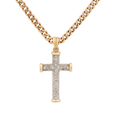 Lot 191 - A cross pendant necklace