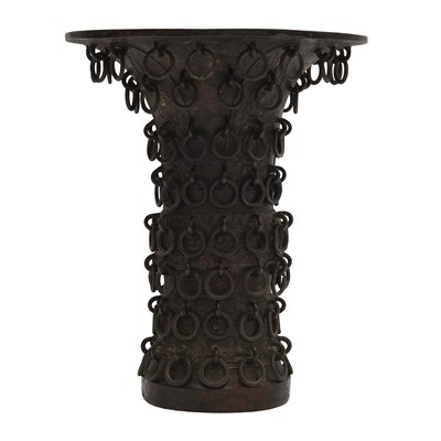 Lot 99 - A Chinese bronze archaistic vase, zun, Ming dynasty