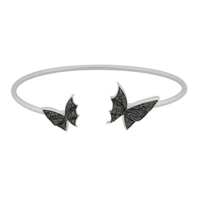 Lot 366 - Stephen Webster | A 'Fly By Night' black diamond bangle, circa 2017