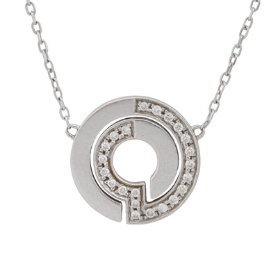 Lot 337 - Dinh Van | A diamond pendant necklace