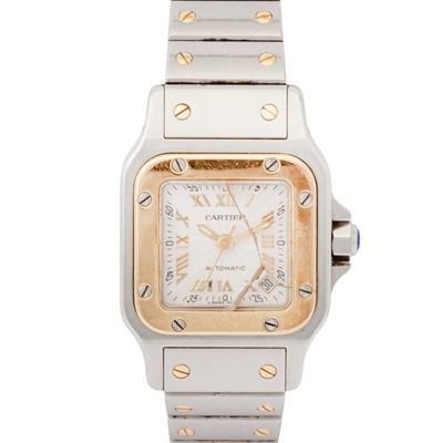 Lot 94 - Cartier 'Santos Galbée' Bracelet Watch