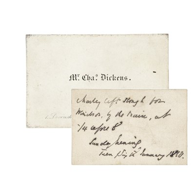 Lot 37 - Autograph Album.- Incl. Charles Dickens