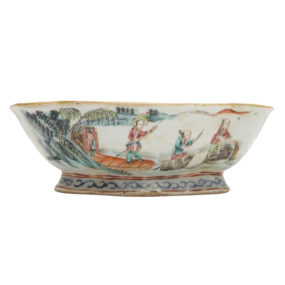 Lot 58 - A Chinese famille-rose stem bowl, Qing dynasty, Tongzhi mark and of the period