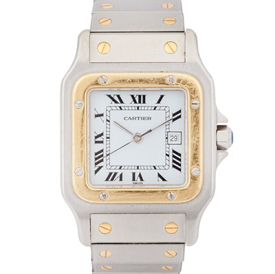 Lot 31 - Must de Cartier 'Santos Carée Bracelet Watch