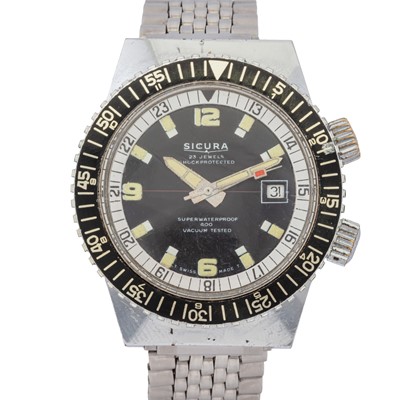 Lot 291 - Sicura 'Superwaterproof 400' Diver's Watch