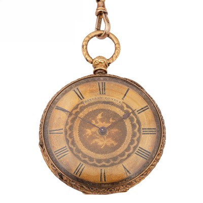 Lot 117 - Late 19th Century 'Sandley' Open-Faced Fob Watch