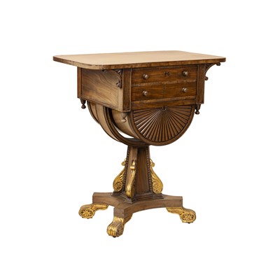 Lot 225 - A George IV mahogany work table, circa 1825