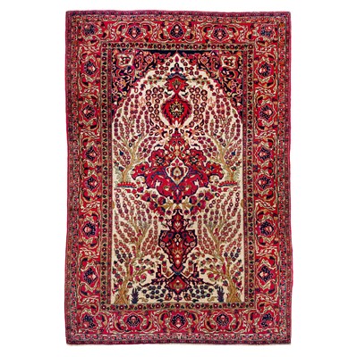 Lot 93 - A fine antique Isfahan prayer rug, central Persia