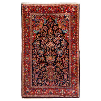 Lot 27 - A fine Kashan prayer rug, central Persia