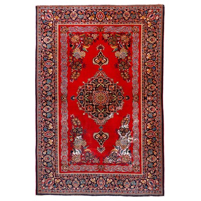 Lot 4 - A fine Kashan rug, central Persia