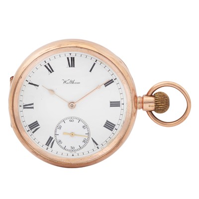 Lot 118 - Waltham 'Riverside' Open-Faced Pocket Watch