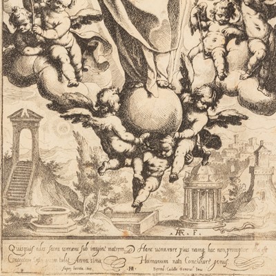 Lot 28 - Raffaello Schiaminossi (Italian, 1572-1622), After Bernardo Castello (Italian, 1603)