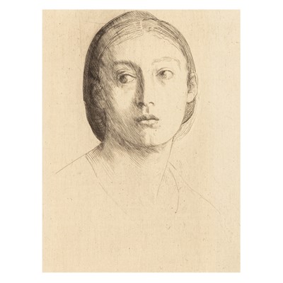 Lot 95 - Alphonse Legros (French, 1837-1911)