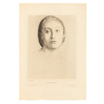 Lot 95 - Alphonse Legros (French, 1837-1911)