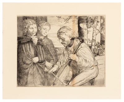 Lot 95 - Alphonse Legros (French, 1837-1911)