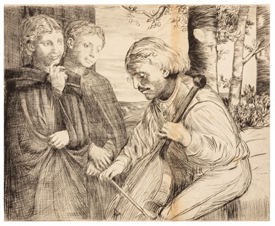 Lot 95 - Alphonse Legros (French, 1837-1911)