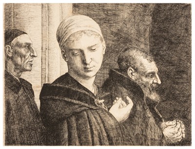 Lot 95 - Alphonse Legros (French, 1837-1911)