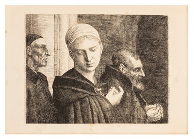 Lot 95 - Alphonse Legros (French, 1837-1911)